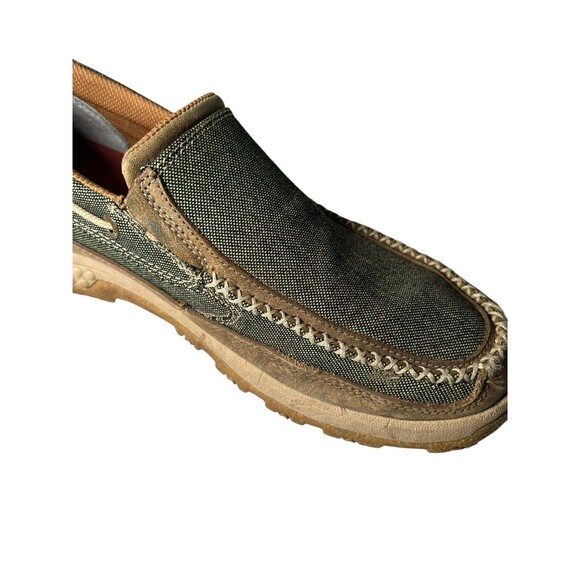 Twisted X Men\'s CellStretch Slip-On Driving Shoes - Moc Toe MXC0007 Eco TWX 9M main image 4